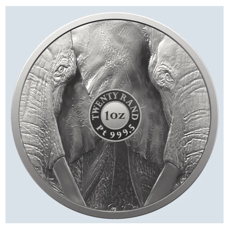 South Africa: Elephant platinum coin 2021 (Proof) 1 oz Collectible coins